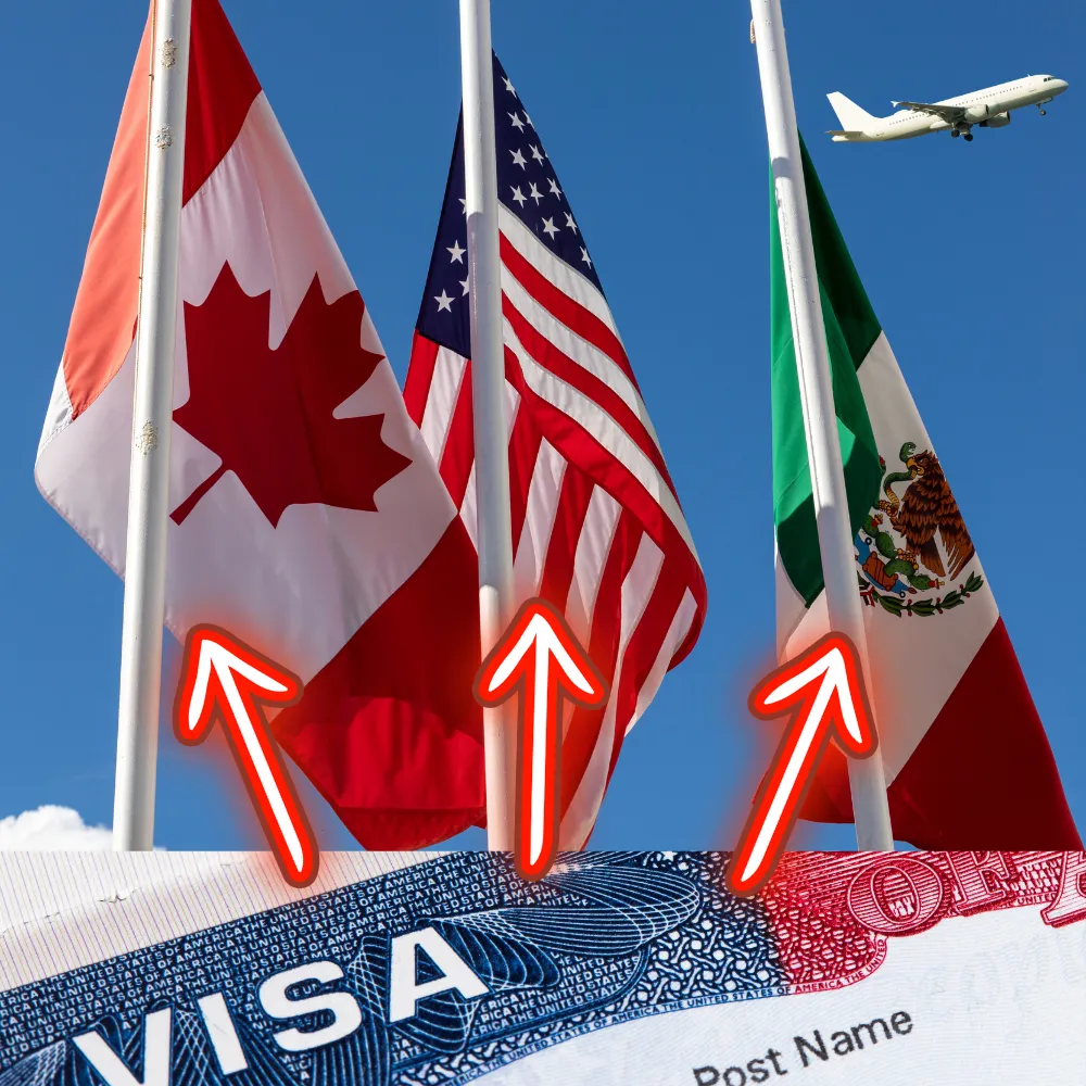 Imagem ilustrativa para o artigo Posso usar o Visto Americano para entrar no Canadá e no México? da Now Vistos